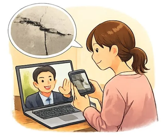 ビデオ相談３つのポイント：３．